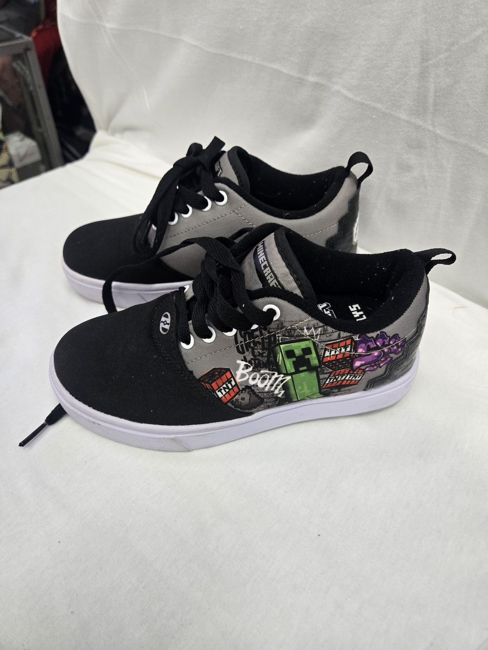 Heelys Black and Gray Graphic Kids Sneakers